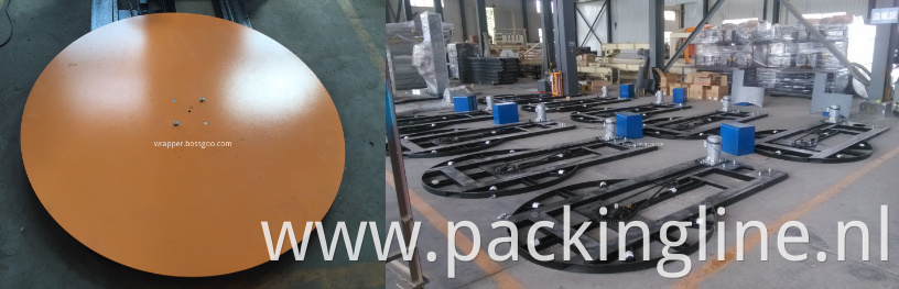 Wrapping Machine for Pallet (turntable and overall frame)